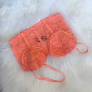 Orange Corset Bralette